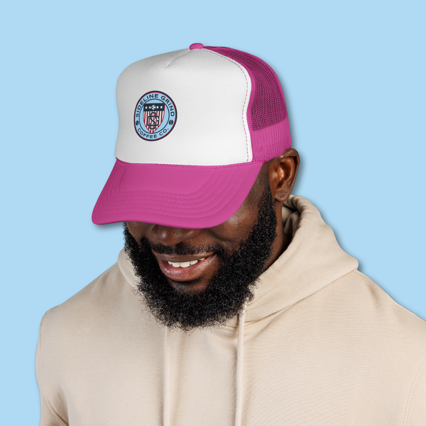 Sideline Grind Original Trucker Hat | Pink