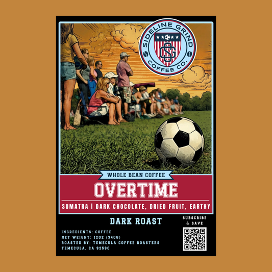 OVERTIME | SUMATRA - SINGLE ORIGIN COFFEE - 12 OZ. & 2 LB.