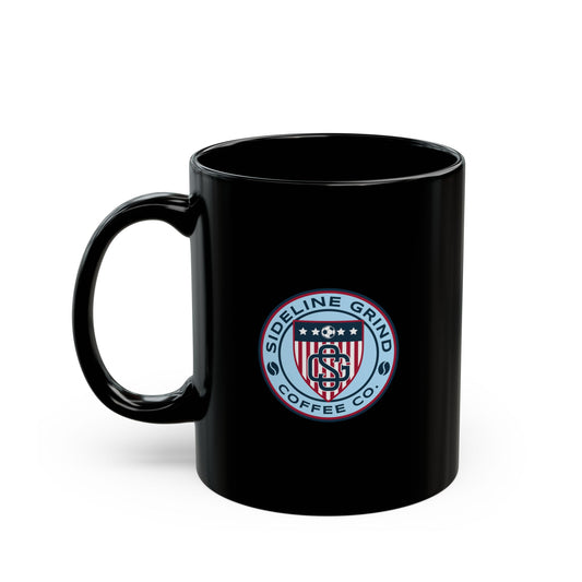 Sideline Grind Black Coffee Mug