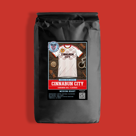 CINNABUN CITY - FLAVORED COFFEE - 12 OZ. & 2 LB.