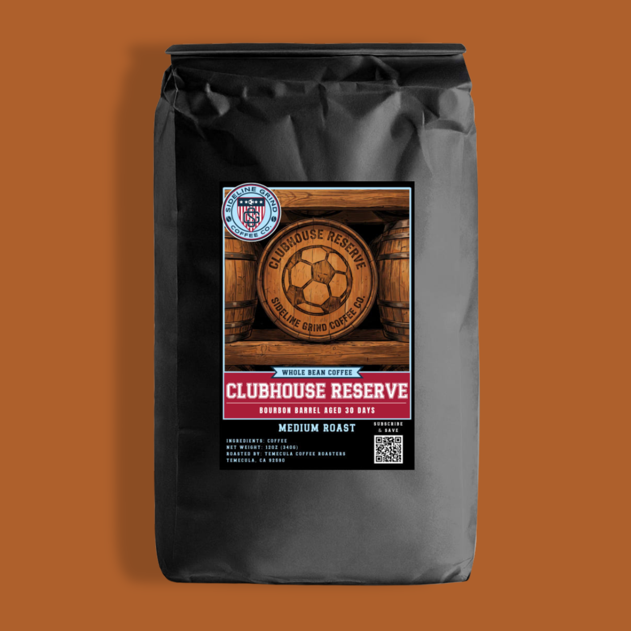CLUBHOUSE RESERVE - COFFEE BLEND - 12 OZ. & 2 LB.