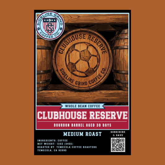 CLUBHOUSE RESERVE - COFFEE BLEND - 12 OZ. & 2 LB.