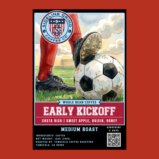 EARLY KICKOFF | COSTA RICA - SINGLE ORIGIN COFFEE - 12 OZ. & 2 LB.