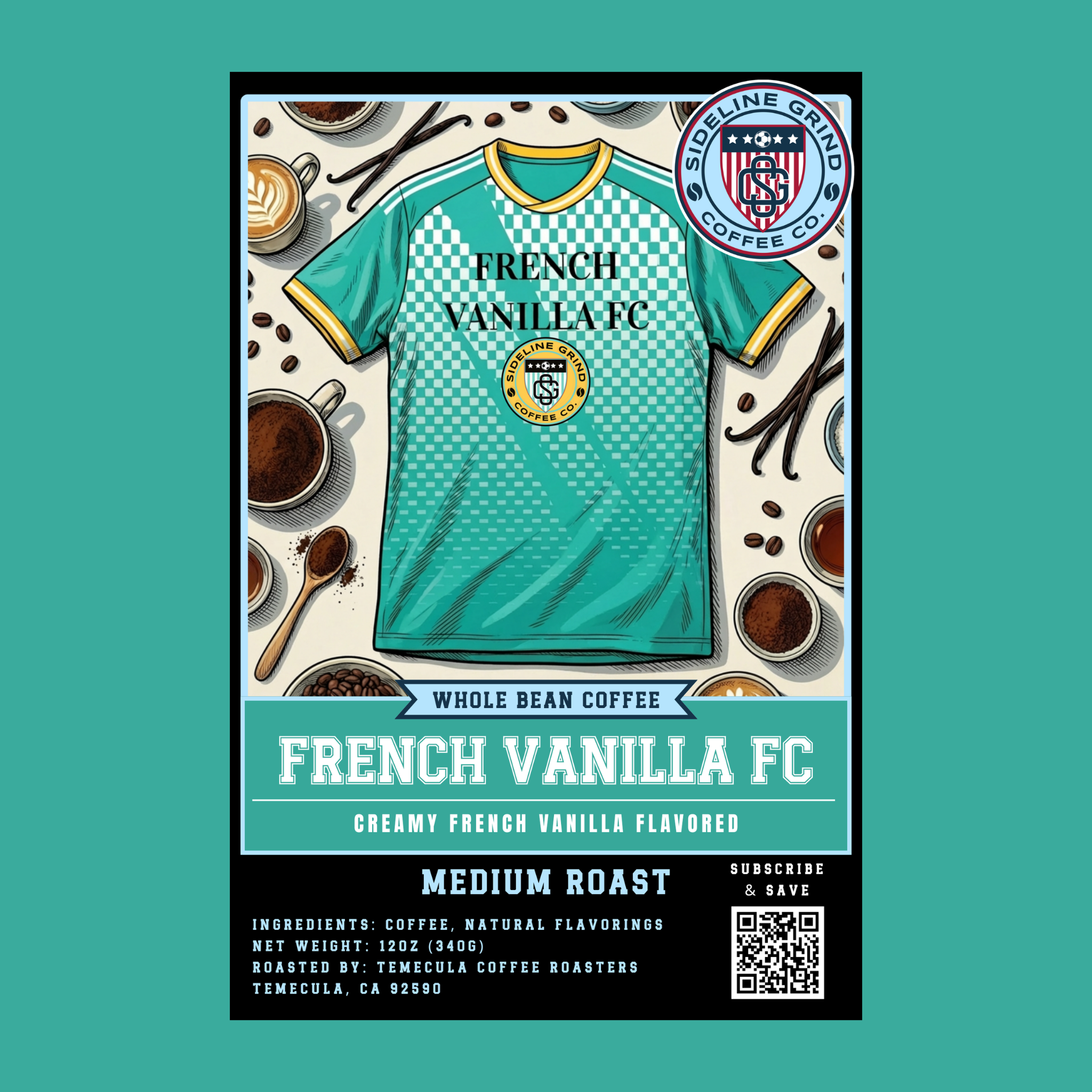 FRENCH VANILLA FC - FLAVORED COFFEE - 12 OZ. & 2 LB.