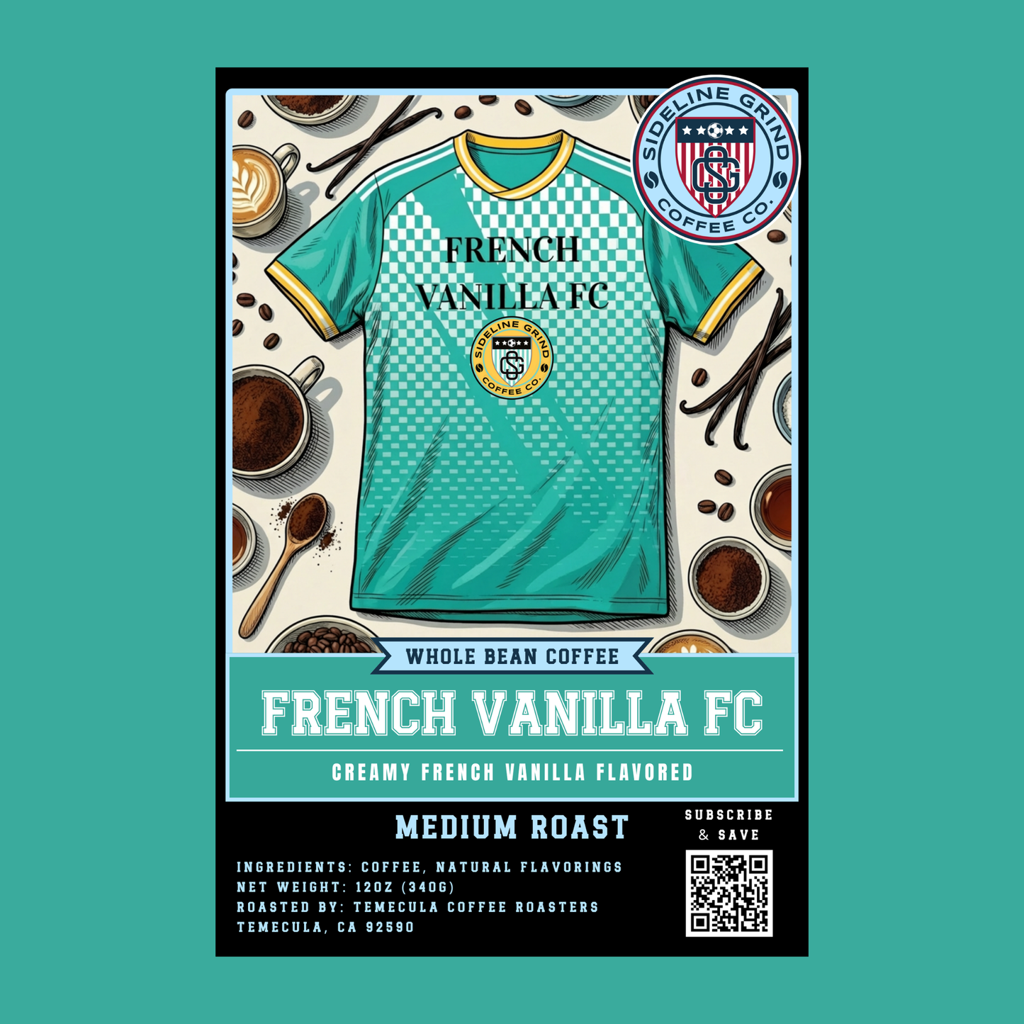 FRENCH VANILLA FC - FLAVORED COFFEE - 12 OZ. & 2 LB.