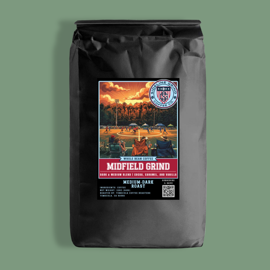 MIDFIELD GRIND - COFFEE BLEND - 12 OZ. & 2 LB.
