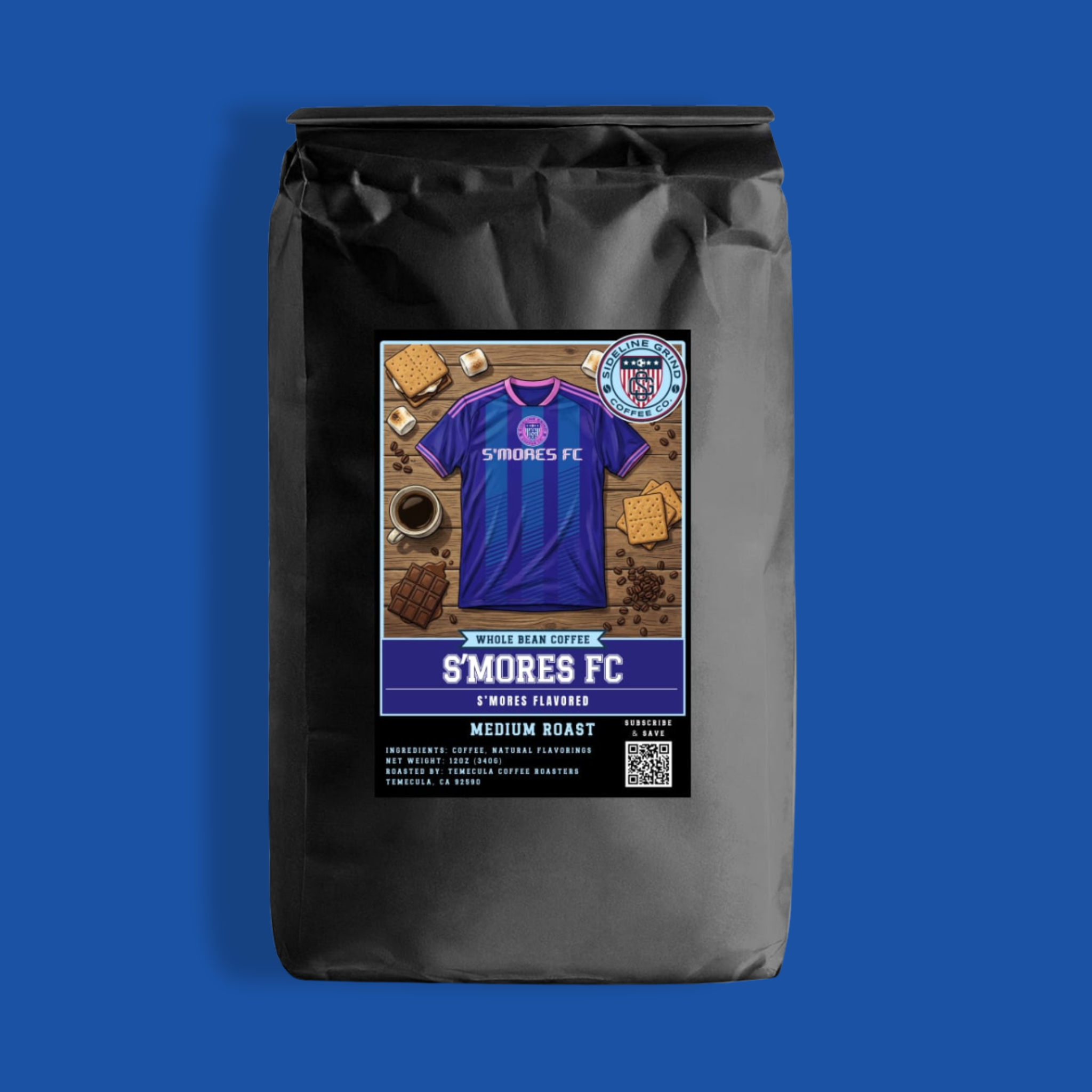 S'MORES FC - FLAVORED COFFEE - 12 OZ. & 2 LB.