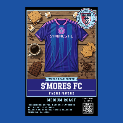 S'MORES FC - FLAVORED COFFEE - 12 OZ. & 2 LB.