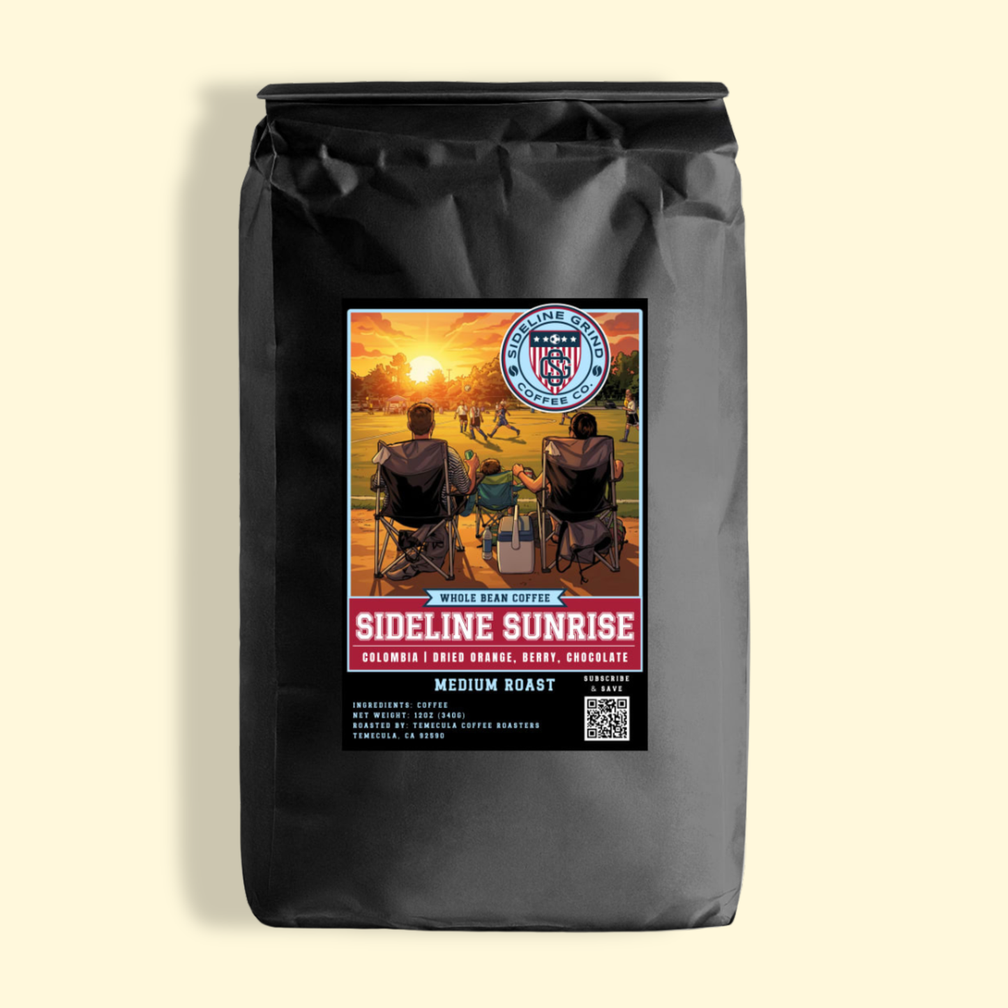 SIDELINE SUNRISE | COLOMBIA - SINGLE ORIGIN COFFEE - 12 OZ. & 2 LB.