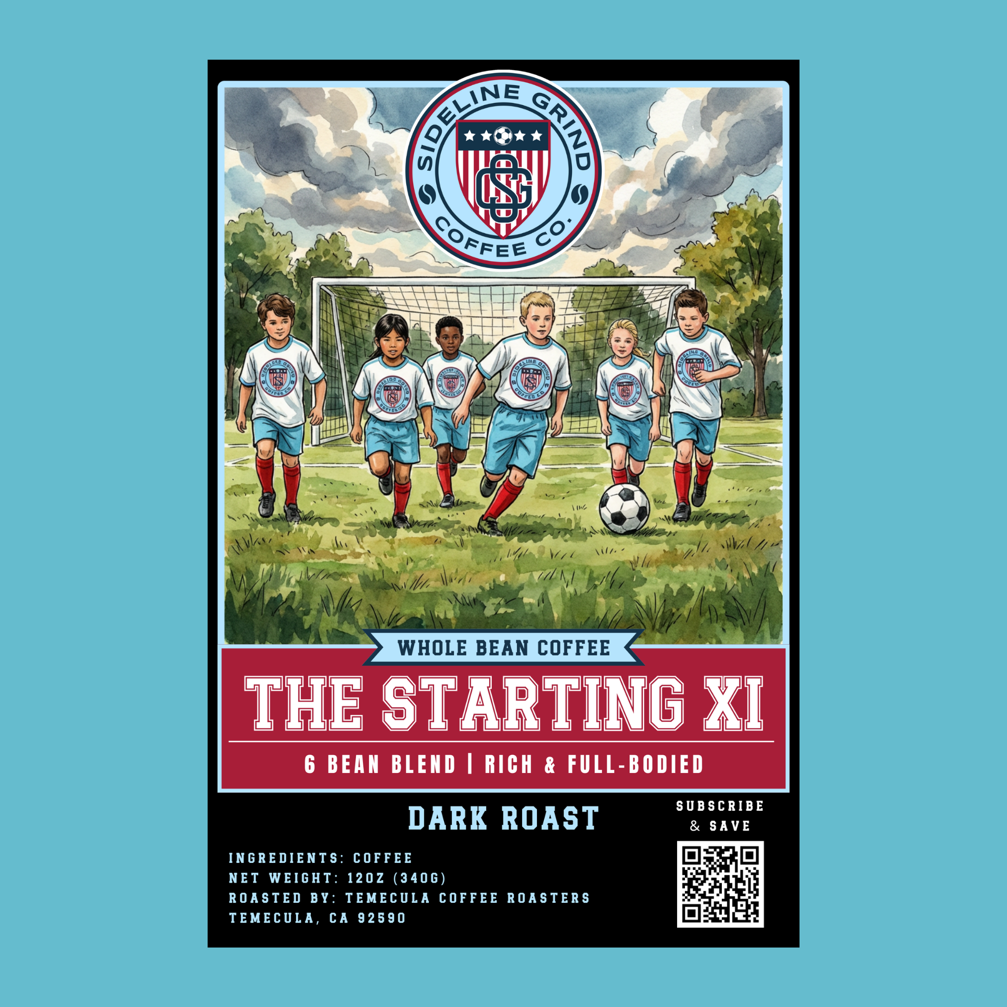 THE STARTING XI - COFFEE BLEND - 12 OZ. & 2 LB.